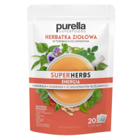 PURELLA SUPERHERBS herbata ENERGIA Róża Głóg Pokrzywa Imbir 