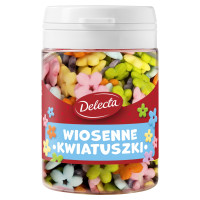 Delecta WIOSENNE KWIATUSZKI posypka dekoracje do ciast 48G 