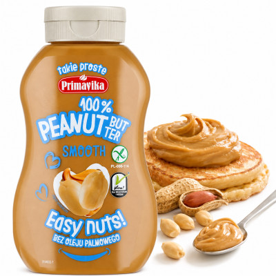 Primavika EASY NUTS PEANUT BUTTER 100% EXTRA SMOOTH W TUBCE 270 G