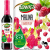 SYROP owocowy MALINA Z KWIATEM LIPY LIPĄ LIPA z wit C D 400ml 0,4L ŁOWICZ