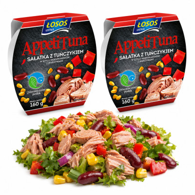 Łosoś Ustka  APPETI TUNA SAŁATKA Z TUŃCZYKA MEKSYKAŃSKA 160g x2 = 0,32kg