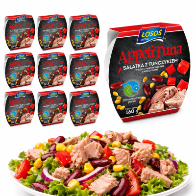 Łosoś Ustka  APPETI TUNA SAŁATKA Z TUŃCZYKA MEKSYKAŃSKA 160g x10 = 1,6kg