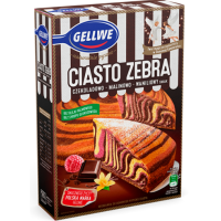 Gellwe CIASTO ZEBRA GOTOWA MIESZANKA DO WYPIEKU 438G 