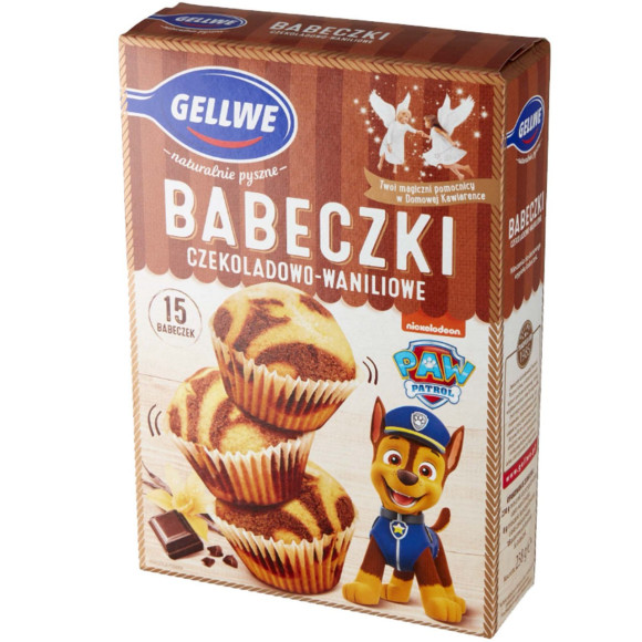 Gellwe BABECZKI CZEKOLADOWO-WANILIOWE PSI PATROL mieszanka 238g 