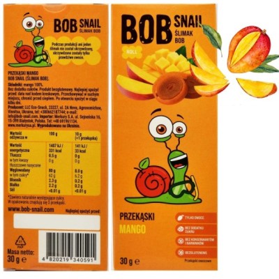 BOB SNAIL ROLLS MANGO 30g
