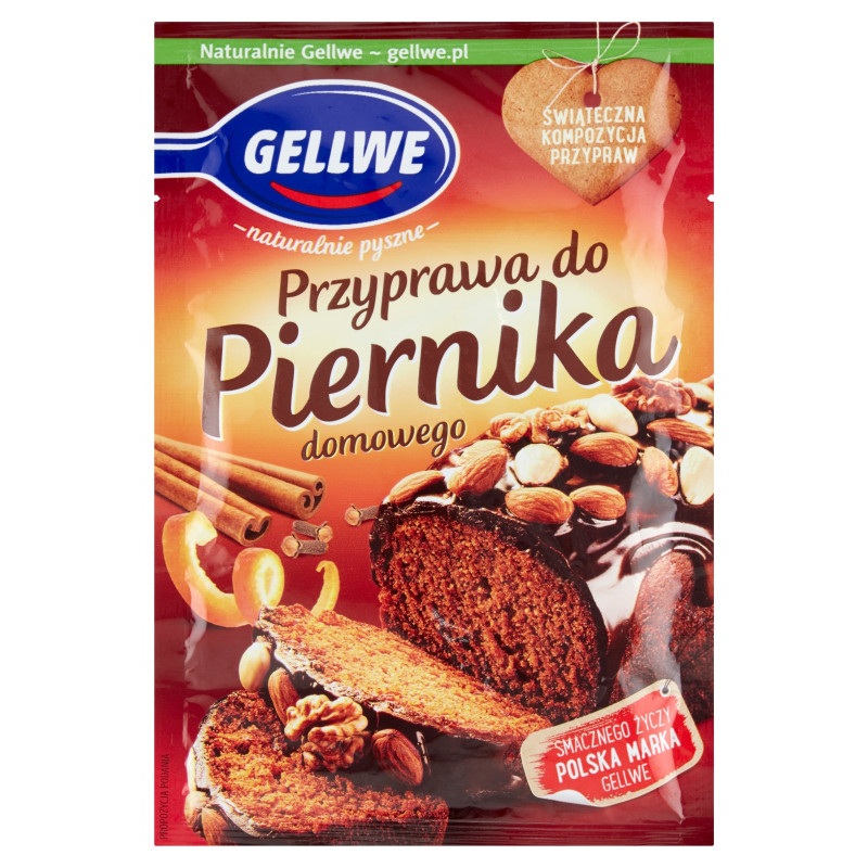 GELLWE PRZYPRAWA DO PIERNIKA DOMOWEGO PIERNICZKÓW CIAST CIASTEK Święta 40g
