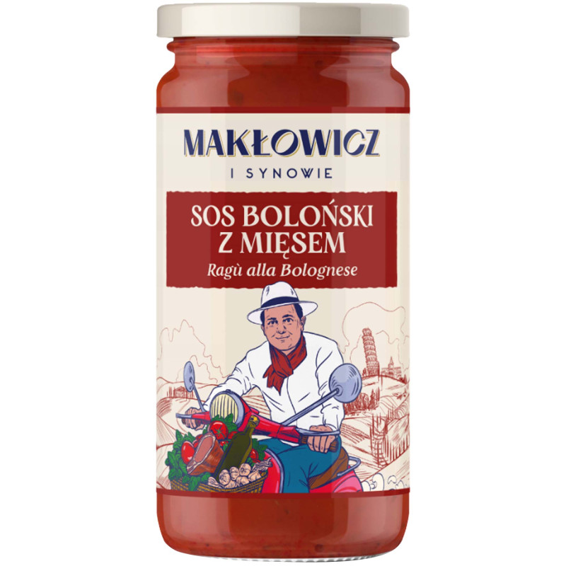 Makłowicz SOS BOLOŃSKI Z MIĘSEM danie mięsne słoik 400G 