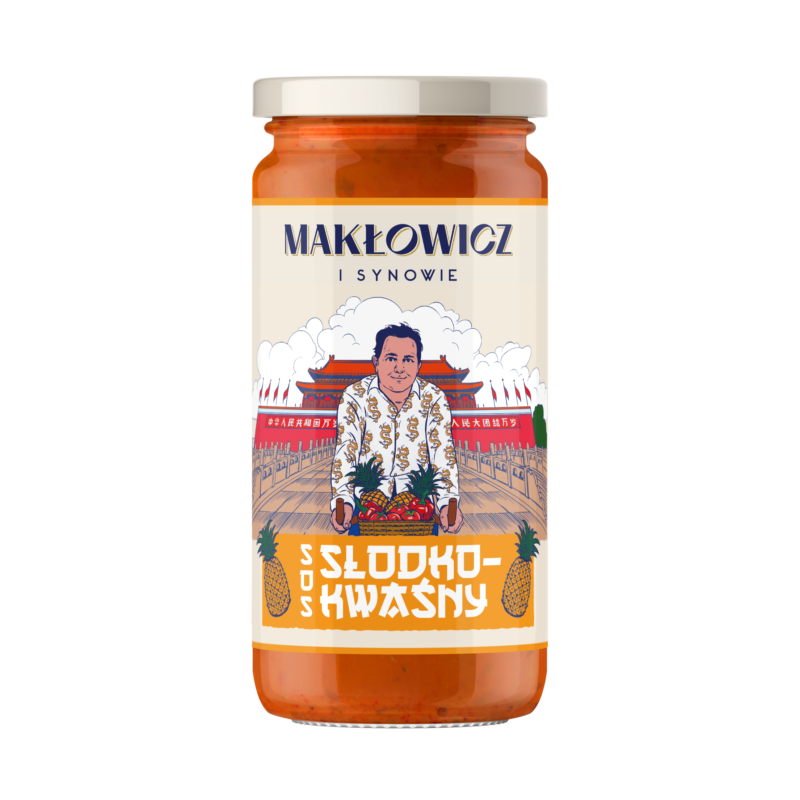 Makłowicz SOS SŁODKO-KWAŚNY Pomidory Ananas Pędy Bambusa Papryka 400g nr2