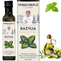 Makłowicz OLIWA Z OLIWEK BAZYLIA oliwy extra virgin 250ml KRÓTKA DATA