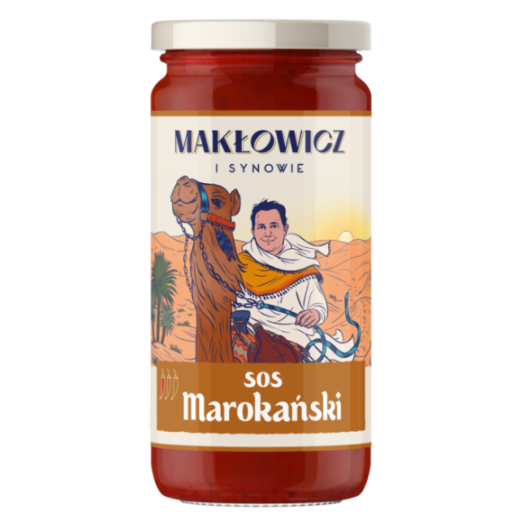 Makłowicz SOS MAROKAŃSKI Pomidorowy Przyprawy Chili Pieprz Cayenne 400g nr3