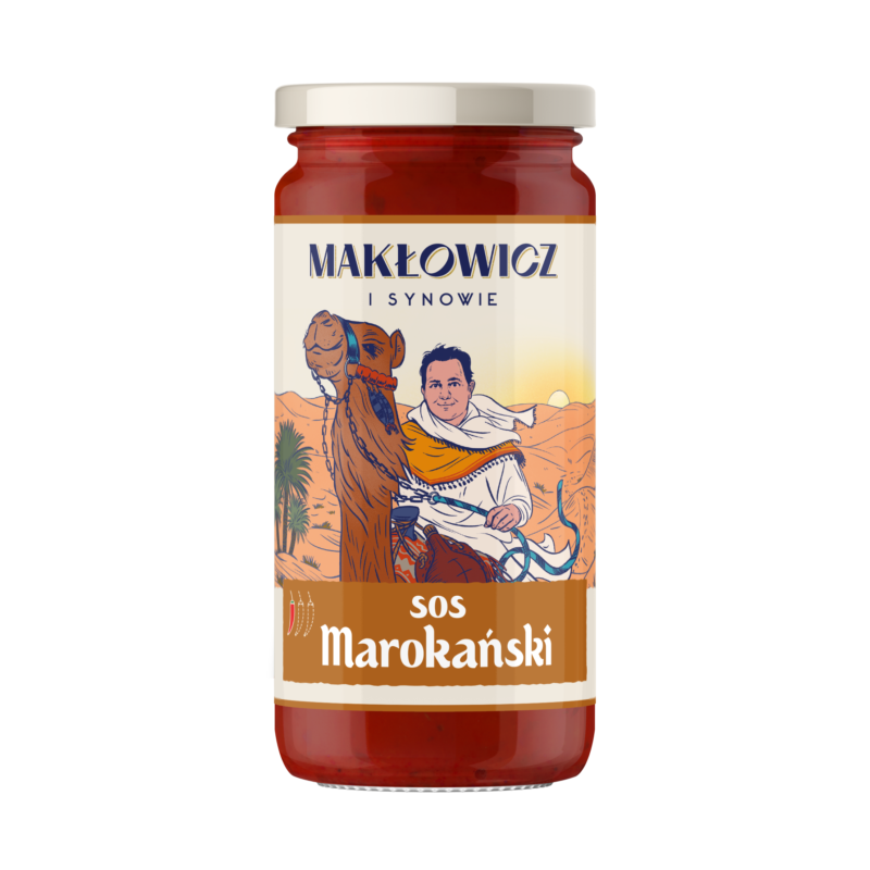 Makłowicz SOS MAROKAŃSKI Pomidorowy Przyprawy Chili Pieprz Cayenne 400g nr3