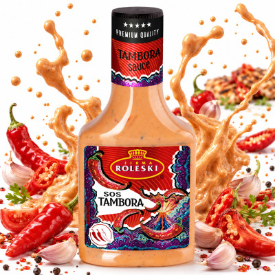 Roleski SOS TAMBORA Ostry sos majonezowy z sosem sambal 290g