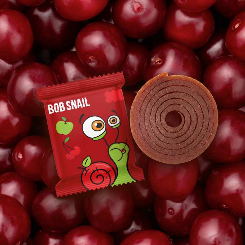 BOB SNAIL ROLLS WIŚNIA 100g