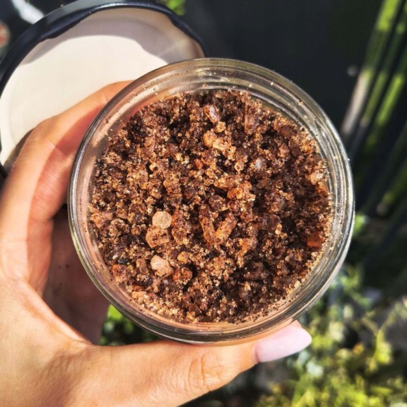 KAMELEON sól do kąpieli KAWOWA 200g (słoik mały)
