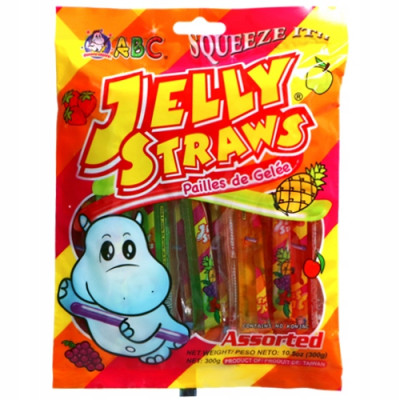 SPESHOW JELLY STRAWS BAG HIPPO żelki owocowe galaretki 300g 15szt 4smaki