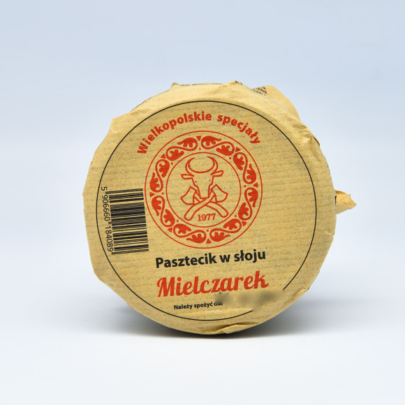 MIELCZAREK PASZTECIK W SŁOJU PASZTET W SŁOIKU na kanapki chleb 180G