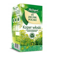 Herbapol ZIELNIK POLSKI KOPER WŁOSKI herbatka ziołowa KOLKI WZDĘCIA 20X2G