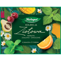 Herbapol KOLEKCJA HERBAT ZIOŁOWO-OWOCOWYCH BOMBONIERKA 6 SMAKÓW 30 SASZ.