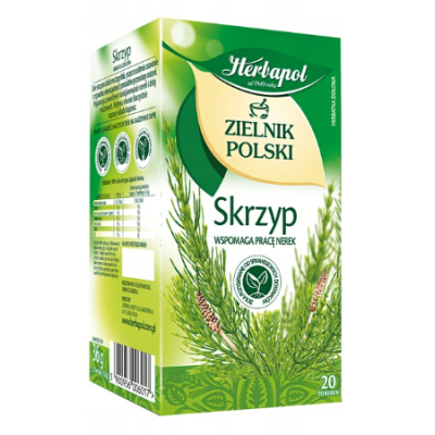 Herbapol POLSKI ZIELNIK SKRZYP wsparcie ZDROWE WŁOSY NERKI SASZETKI