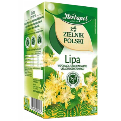 Herbapol POLSKI ZIELNIK LIPA wsparcie PRZEZIĘBIENIE  SASZETKI