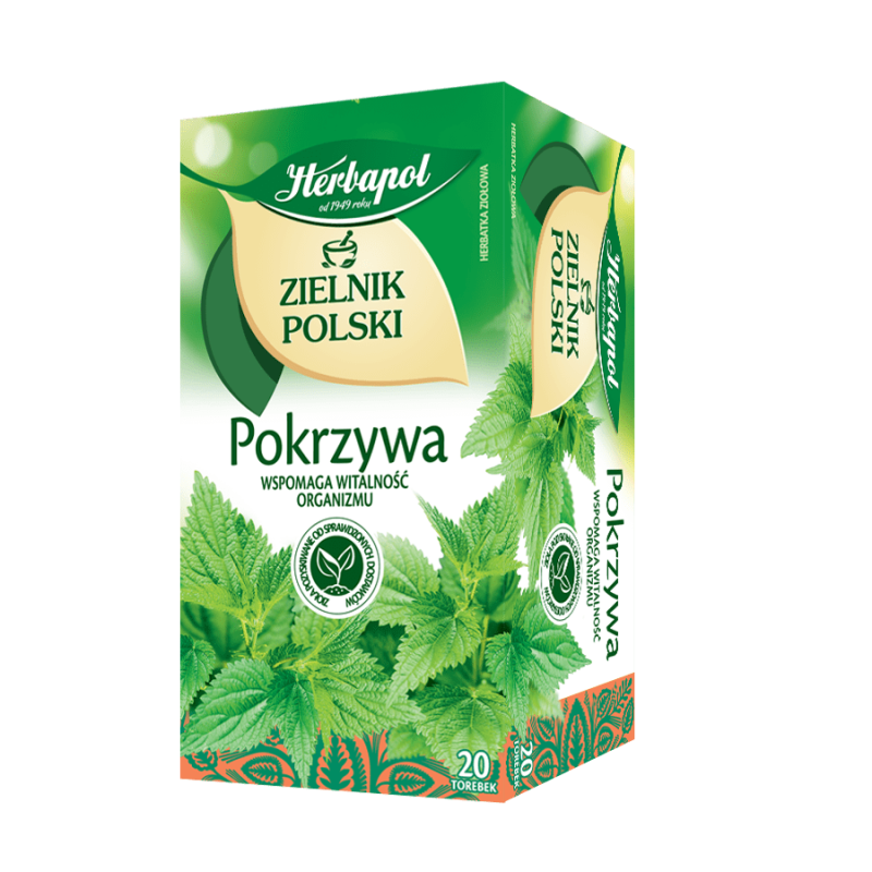 Herbapol ZIELNIK POLSKI POKRZYWA wsparcie OCZYSZCZENIE WŁOSY SKÓRA 20 SASZ.