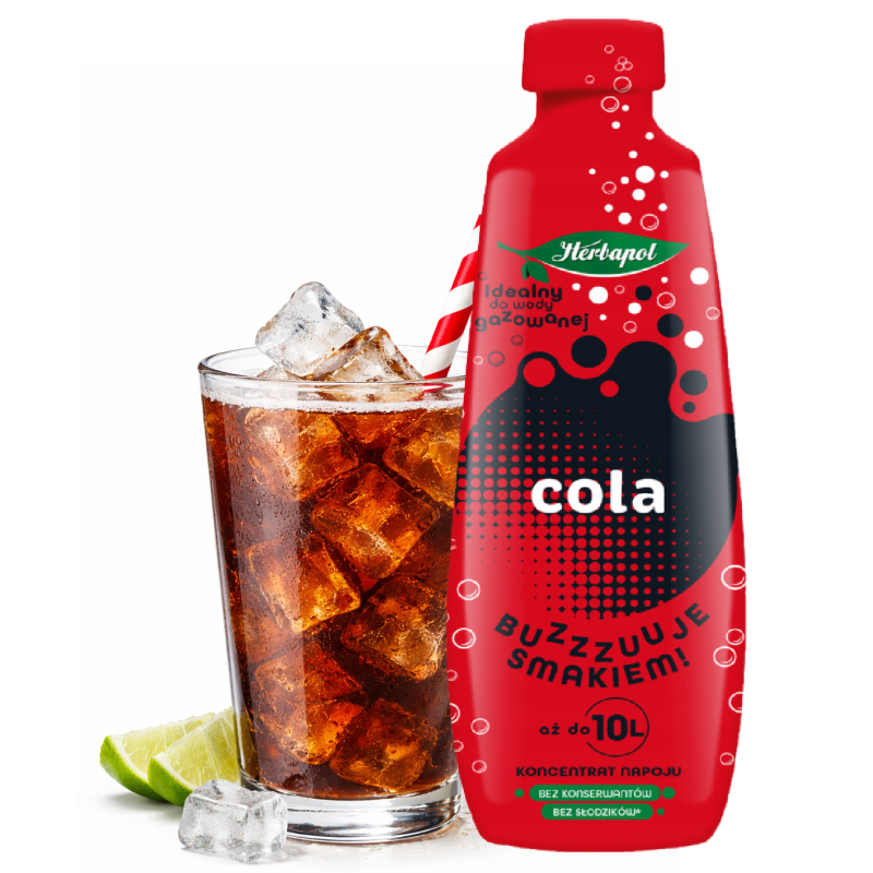 Herbapol KONCENTRAT NAPOJU smak COLA KOLA 405ML 