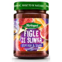 Herbapol FIGLE ZE ŚLIWKĄ dżem FIGA I ŚLIWKA obniżona zawartość cukru 280G