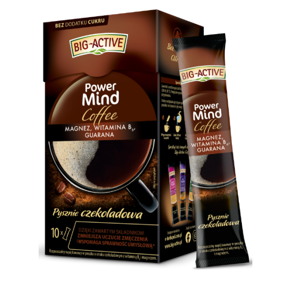 BIG-ACTIVE COFFEE POWER MIND 100 G (10 SASZETEK X 10 G)