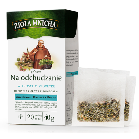 BIG-ACTIVE HERBATA ZIOŁA MNICHA NA ODCHUDZANIE 20 TOREBEK 