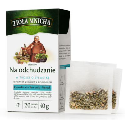 BIG-ACTIVE HERBATA ZIOŁA MNICHA NA ODCHUDZANIE 20 TOREBEK 