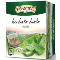 BIG-ACTIVE HERBATA BIAŁA Z ALOESEM ALOES ekspresowa 20 kopertek 