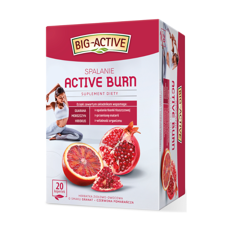 BIG-ACTIVE herbata funkcjonalna ACTIVE BURN SPALANIE 20 kopertek