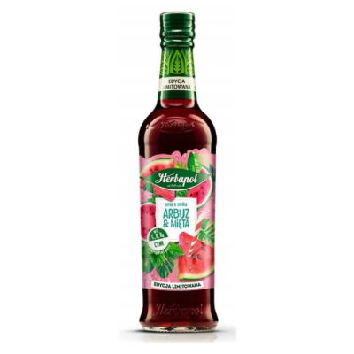 Herbapol SYROP SMAKI SŁOŃCA ARBUZ Z MIĘTĄ 420ML 