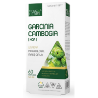 Medica Herbs GARCINIA CAMBOGIA (HCA) wsparcie PRAWIDŁOWA MASA CIAŁA 60 KAPS