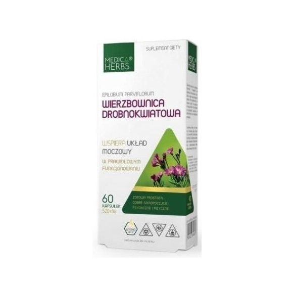 Medica Herbs WIERZBOWNICA DROBNOKWIATOWA 60 kaps. 
