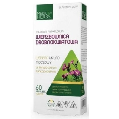 Medica Herbs WIERZBOWNICA DROBNOKWIATOWA 60 kaps. 