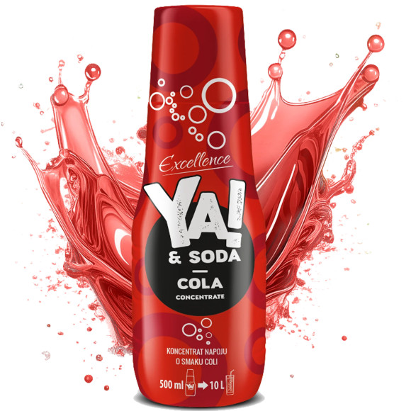 YA!&SODA Classic KONCENTRAT NAPOJU O SMAKU KOLI COLI COLA 500ml aż na 10L