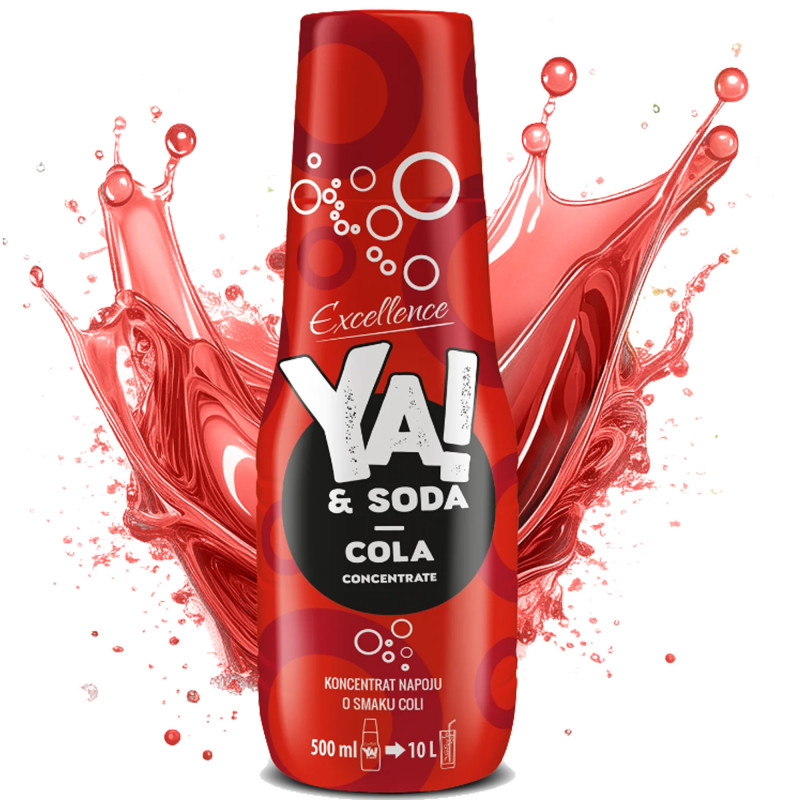 YA!&SODA Classic KONCENTRAT NAPOJU O SMAKU KOLI COLI COLA 500ml aż na 10L
