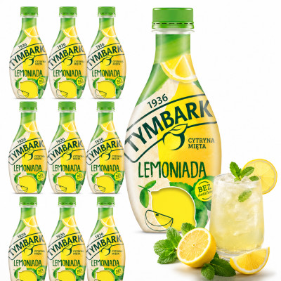 Tymbark LEMONIADA CYTRYNA MIĘTA ORZEŹWIAJĄCY NAPÓJ OWOCOWY 400ml x10 = 4L