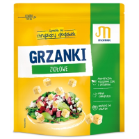 Mamut GRZANKI ZIOŁOWA mega chrupiące IDEALNE DO ZUP SAŁATEK 150G