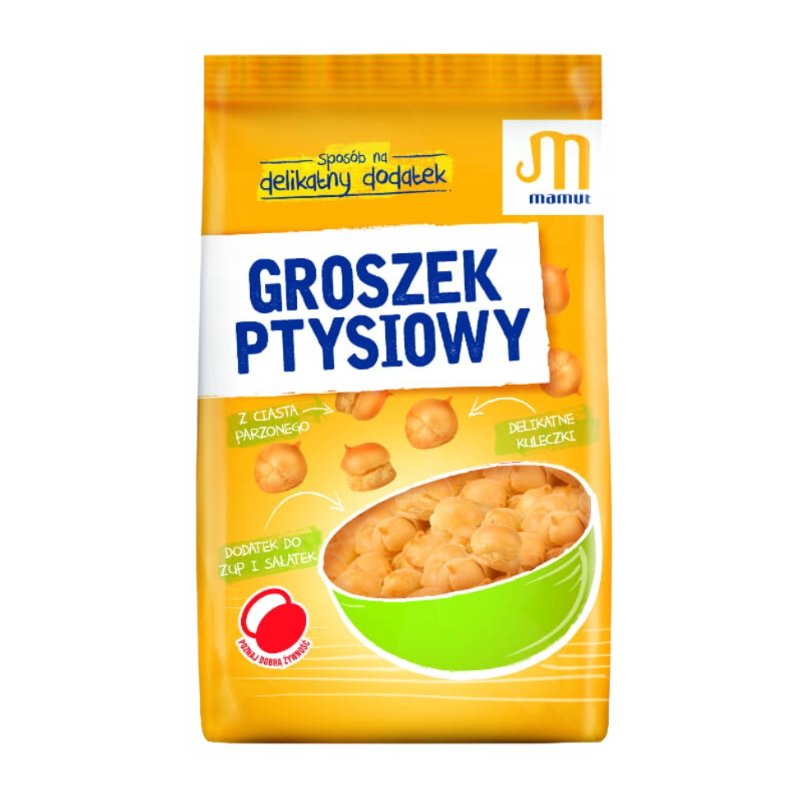 MAMUT GROSZEK PTYSIOWY z ciasta parzonego 80G 