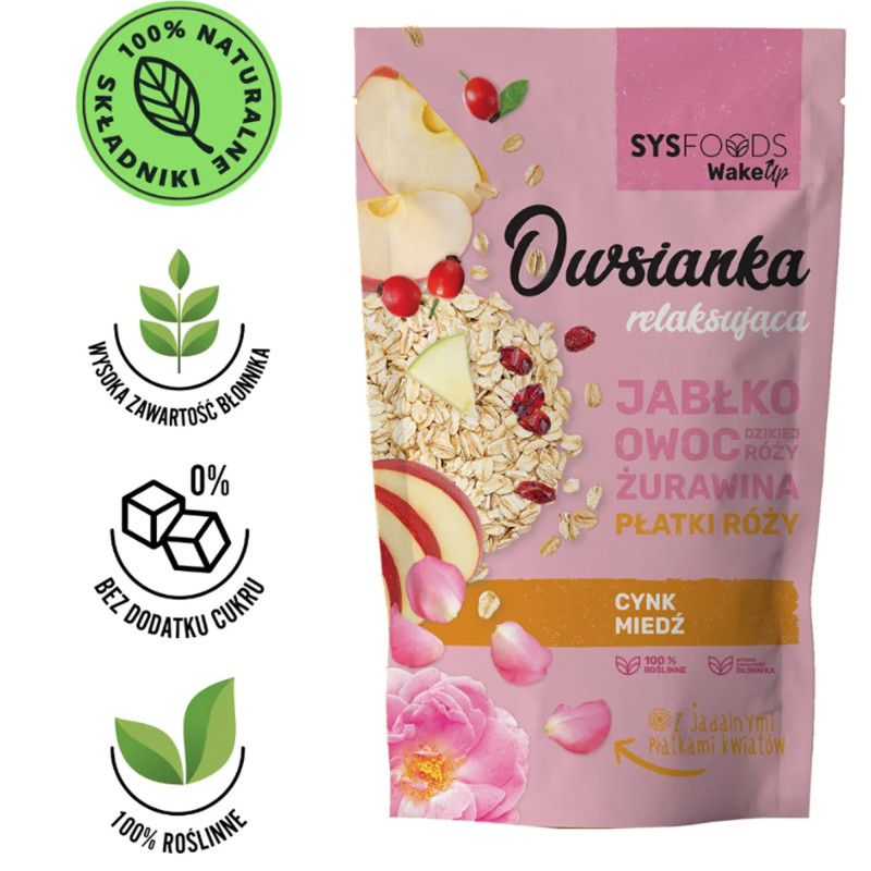 DANIA BABCI ZOSI - OWSIANKA  JABŁKO DAKTYL CYNAMON RÓŻA 350g 
