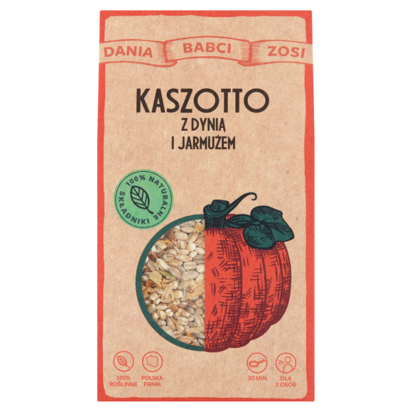 DANIA BABCI ZOSI - KASZOTTO z dynia i jarmużem 200g KRÓTKA DATA