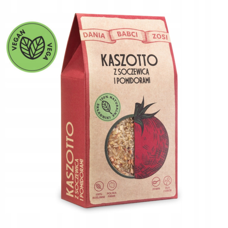 DANIA BABCI ZOSI - KASZOTTO z soczewicą i pomidorami 200g