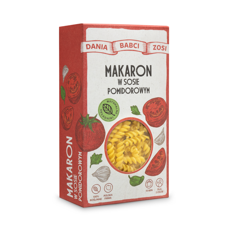 DANIA BABCI ZOSI - MAKARON w sosie pomidorowym 180g