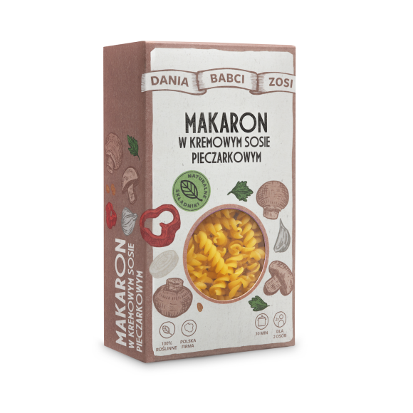 DANIA BABCI ZOSI - MAKARON w sosie pieczarkowym 150g