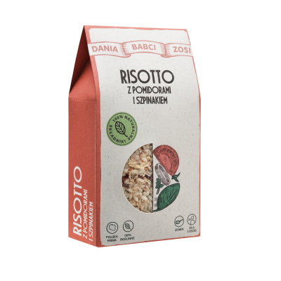 DANIA BABCI ZOSI - RISOTTO z pomidorami i szpinakiem 180g
