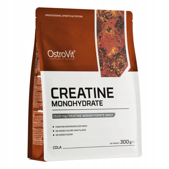 OstroVit MONOHYDRAT KREATYNY KREANTYNA 300g 0,3KG - smak COLA COLI KOLI