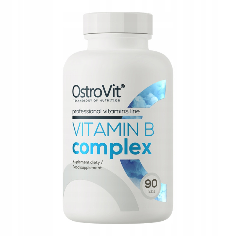 OstroVit WITAMINA B COMPLEX 90tabletek na 3 m-ce KOMPLEKS WITAMIN Z GRUPY B