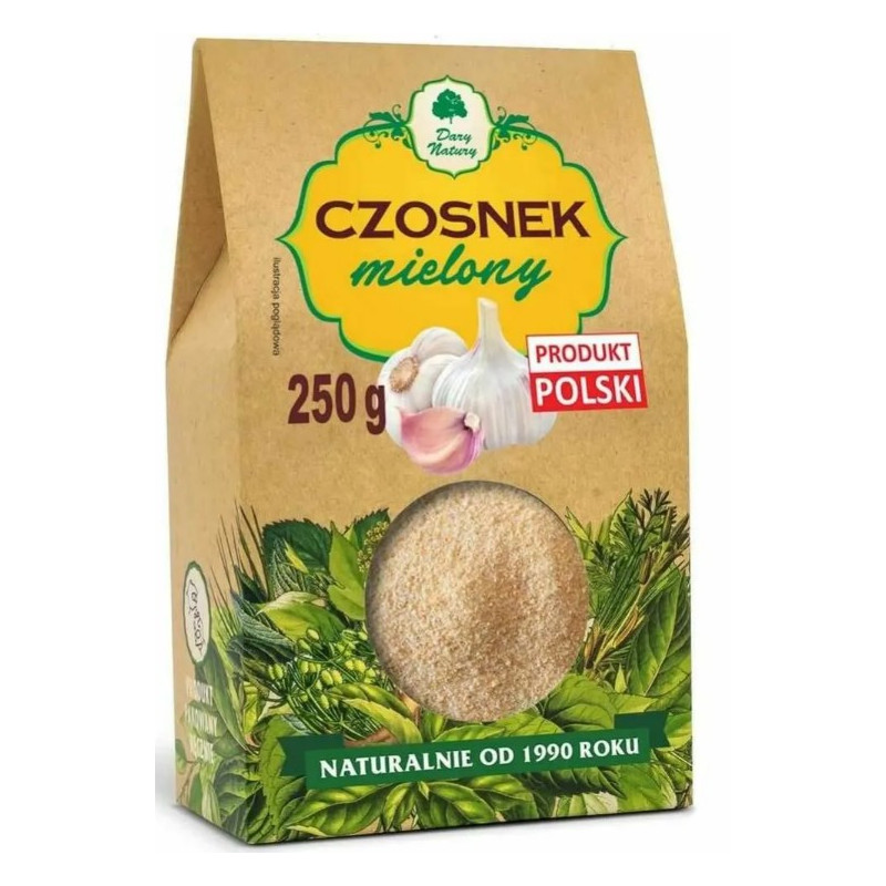 Dary Natury CZOSNEK MIELONY przyprawa podlaska 250g